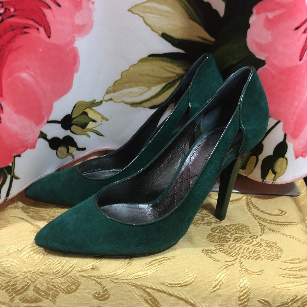 Alberta Ferretti Green Heels - Picture 3 of 6